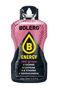 Bolero-Drink Energy Rote Traube <br> 6er à 14g