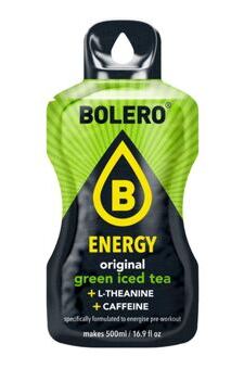 Bolero-Drink Energy Ice Tea vert <br> 6 pièces à 14g