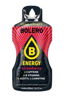 Bolero-Drink Energy Fraise <br> 6 pièces à 14g